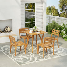 Load image into Gallery viewer, Outdoor 5 Pieces Dining Set - Teak
