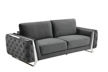 Load image into Gallery viewer, Sofa With Silver Legs - Gray
