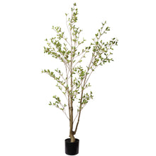 Load image into Gallery viewer, Lifelike Artificial Olive Tree With Plastic Pot For Home Living Room Decor - Green Leaves
