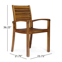Load image into Gallery viewer, Outdoor Dining Chair, Stacking Design For Patio
