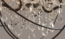 Load image into Gallery viewer, Unique Statement Five Light Metal Chandelier - Bronze

