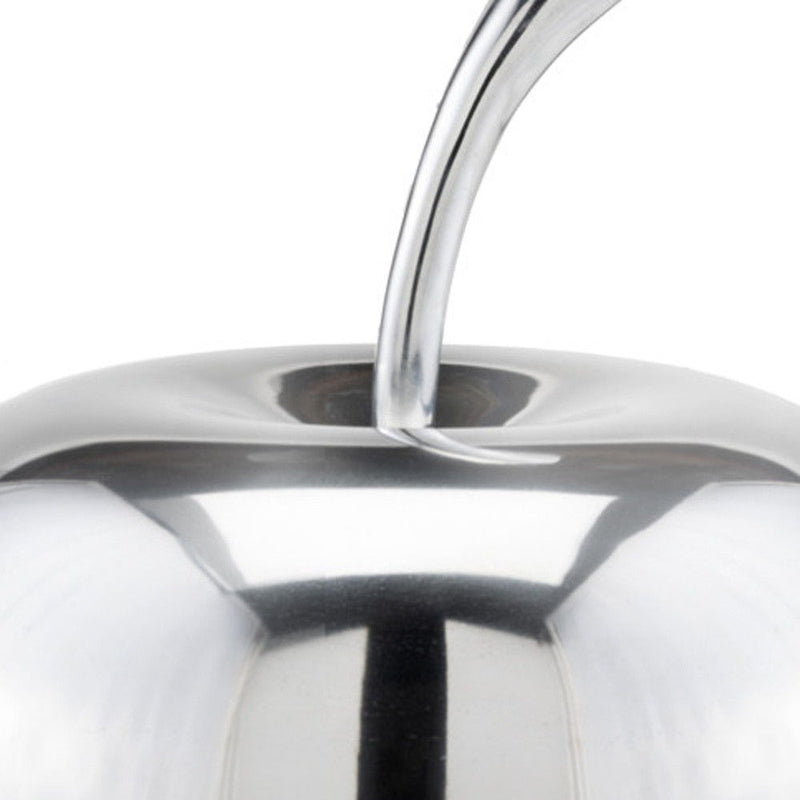 Buffed Decorative Apple Tabletop Sculpture (354642) - Silver