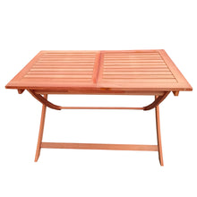 Load image into Gallery viewer, Foldable Patio Dining Set With 1 Dining Table, Indoor And Outdoor Use, Solid Wood - Teak
