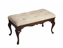 Load image into Gallery viewer, Classic Cherry Brown Finish Bench
