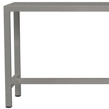 Load image into Gallery viewer, 44" Silver Iron Bench
