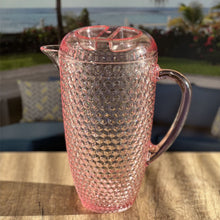 Load image into Gallery viewer, Diamond Cut Unbreakable Plastic Water Pitcher With Lid
