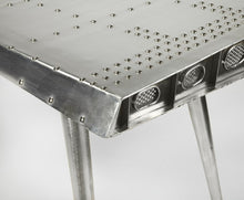 Load image into Gallery viewer, 68" Silver Metal Writing Desk
