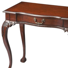 Load image into Gallery viewer, 35" Dark Brown Writing Desk
