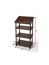 Load image into Gallery viewer, 24" Dark Brown Standing Desk
