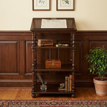 Load image into Gallery viewer, 24" Dark Brown Standing Desk
