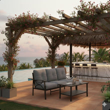 Load image into Gallery viewer, Patio Furniture Set With Coffee Table And Cushions For Backyard
