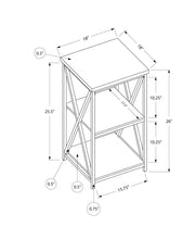Load image into Gallery viewer, 3 Tier Accent Table, Side Marble Look Contemporary &amp; Modern
