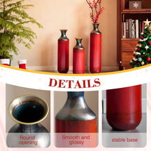 Load image into Gallery viewer, Modern Droplet Shaped Floor Vase Set, 3 Piece Home Decor
