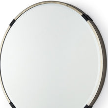 Load image into Gallery viewer, 24" Metal Round Framed Accent Mirror - Gold / Black
