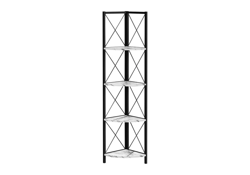 Four Tier Corner Bookcase (489793) - White