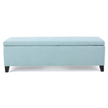 Load image into Gallery viewer, Contemporary Storage Ottoman Bench With Polyester Upholstery
