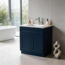 Load image into Gallery viewer, Shaker Base Cabinet With Soft-Close Drawer &amp; Double Doors, Adjustable Shelf
