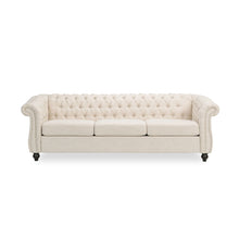 Load image into Gallery viewer, Chesterfield Style 3 Seater Sofa With Deep Button Tufting
