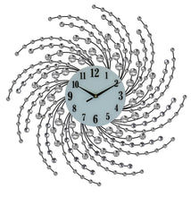 Load image into Gallery viewer, Silent Analog Novelty Wall Clock (626549) - Silver / White
