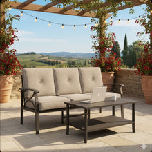 Load image into Gallery viewer, Patio Furniture Set With Coffee Table And Cushions For Backyard
