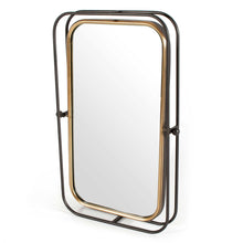 Load image into Gallery viewer, 28" Metal Tilting Accent Mirror - Gold / Black

