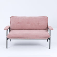 Load image into Gallery viewer, Modern Metal Frame Sofa With Sponge Filling For Compact Spaces And Versatile Use
