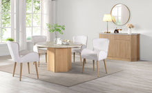 Load image into Gallery viewer, Qwin - Marble Top Round Dining Table - Natural

