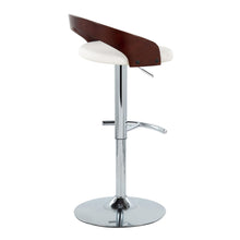 Load image into Gallery viewer, Grotto - Contemporary Adjustable Barstool &amp; Swivel With Rounded T Footrest (Set of 2)
