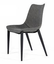 Load image into Gallery viewer, Dining Side Chairs In Faux Leather (Set of 2) - Gray
