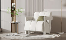 Load image into Gallery viewer, Modern Minimalist Leisure Armchair With L Shaped Armrests
