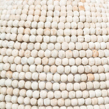 Load image into Gallery viewer, Whitewash Beaded Ball Hanging Pendent Light
