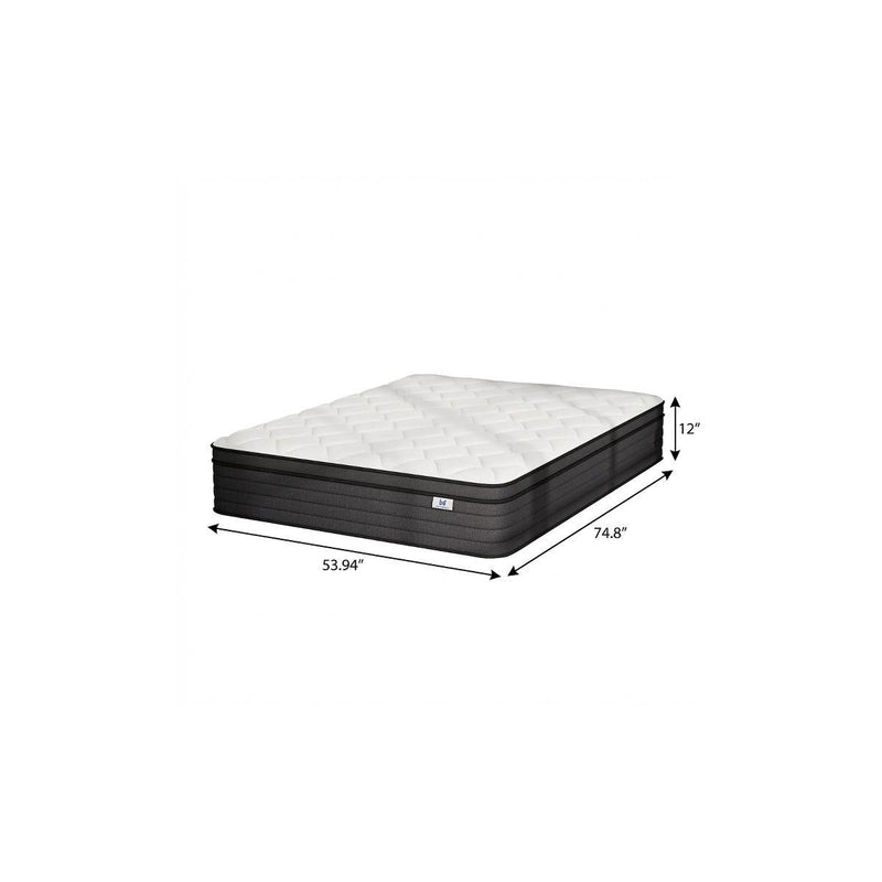 12'' Double Foam Hybrid Mattress - Full