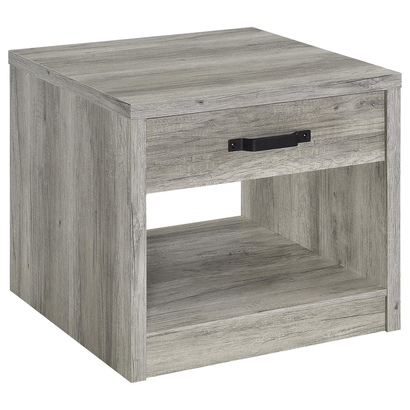 Nuberg - 1 Drawer Table - Gray