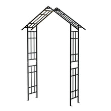 Load image into Gallery viewer, Garden Arch With Adjustable Width Climbing Plants Support - Black
