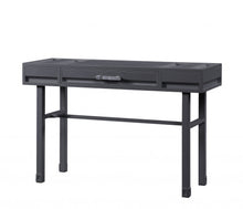 Load image into Gallery viewer, 47" Iron And Wood Vanity Table - Gunmetal
