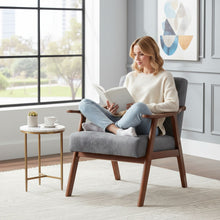 Load image into Gallery viewer, Accent Chair, Classic Mid Century Modern For Extra Seating
