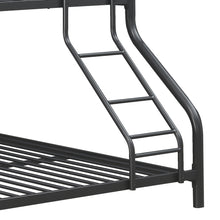 Load image into Gallery viewer, Furniture   Triple Bunk Bed, FULL/Twin/FULL, black
