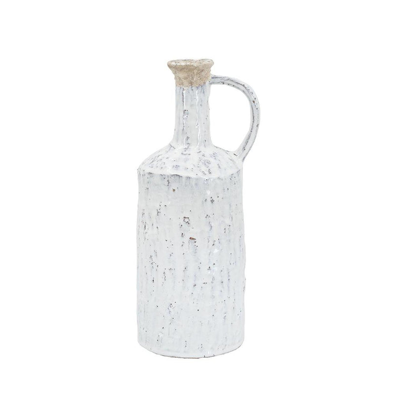 Cylinder Jug Vase (565464) - White