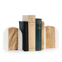 Load image into Gallery viewer, Marble Decorative Bookends (Set of 2) (574080) - Beige
