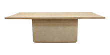 Load image into Gallery viewer, 72" Solid Wood Pedestal Base Dining Table - Natural / Brown
