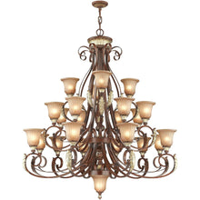 Load image into Gallery viewer, 56" Multi Light Metal Dimmable Chandelier With Shades - Bronze
