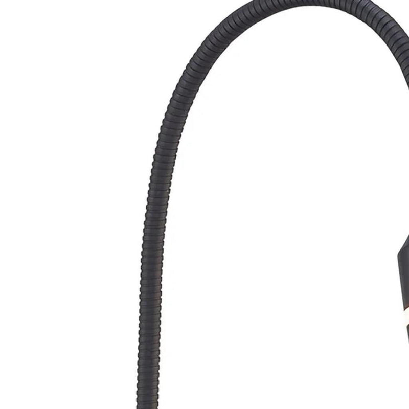 Metal LED Adjustable Desk Lamp - Matte Black