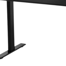 Load image into Gallery viewer, 48" Adjustable Black Stainless Steel Standing Desk
