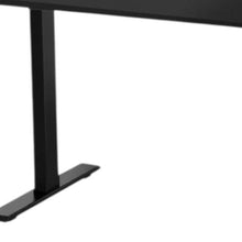 Load image into Gallery viewer, 60" Adjustable Black Stainless Steel Standing Desk
