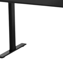 Load image into Gallery viewer, 48" Adjustable Black Stainless Steel Computer Desk
