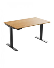 Load image into Gallery viewer, 48" Adjustable Brown and Black Standing Desk
