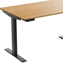 Load image into Gallery viewer, 60" Adjustable Brown and Black Standing Desk
