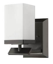 Load image into Gallery viewer, Frosted Glass Wall Sconce - Oil-Rubbed Bronze
