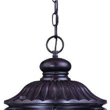 Load image into Gallery viewer, Naples 3-Light Marbelized Mahogany Hanging Light
