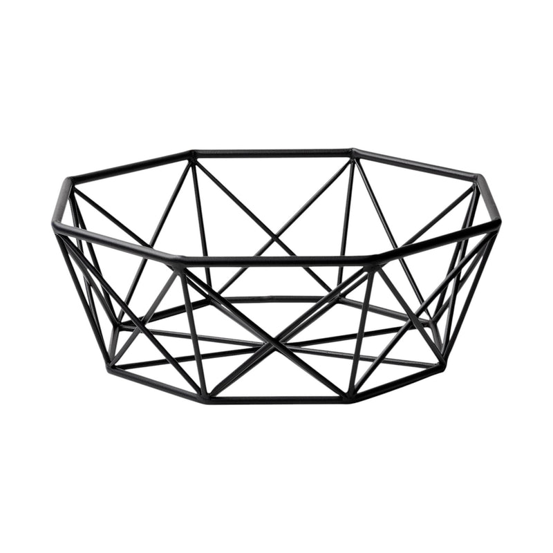 Geometric Decorative Bowl - Black